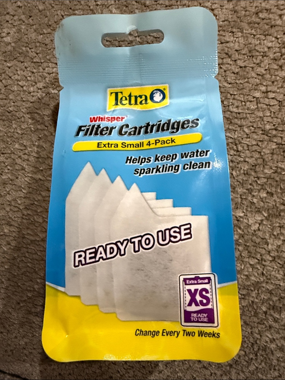 Tetra Whisper Filter Cartridges XS 4 pack
